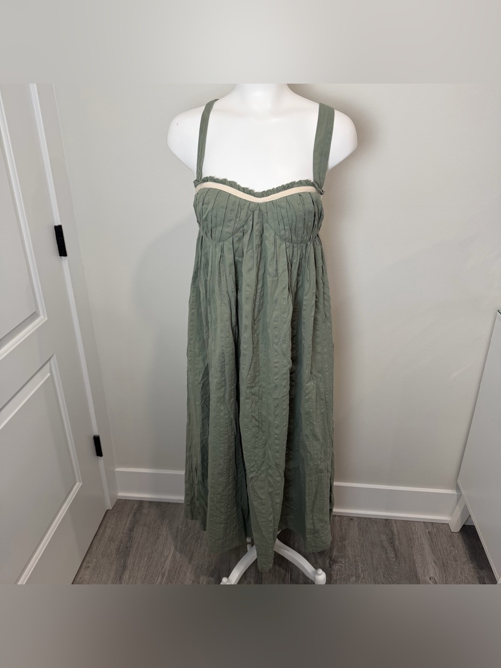 Free People Poppy Cotton Seersucker Midi Dress
